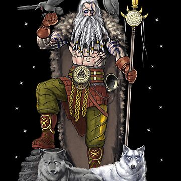 Scandinavian God - Odin Art Board Print for Sale by MyFavorTee