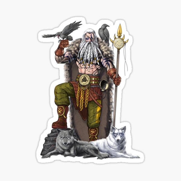 Item preview, Norse Viking God Odin designed and sold by underheaven.