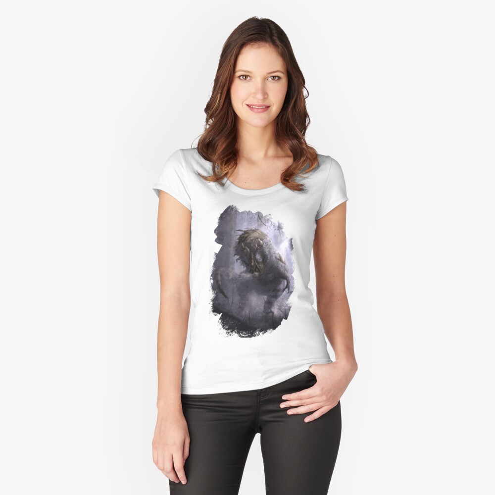 Item preview, Fitted Scoop T-Shirt designed and sold by ZDutta.
