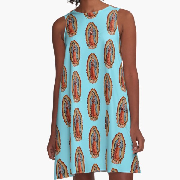 Virgen / Virgen María María De Guadalupe Vestido acampanado