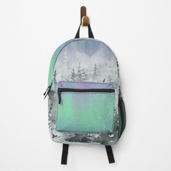 Item preview, Beautiful Aurora Upon the Snowy Winter Forest designed and sold by CommittedGrace.
