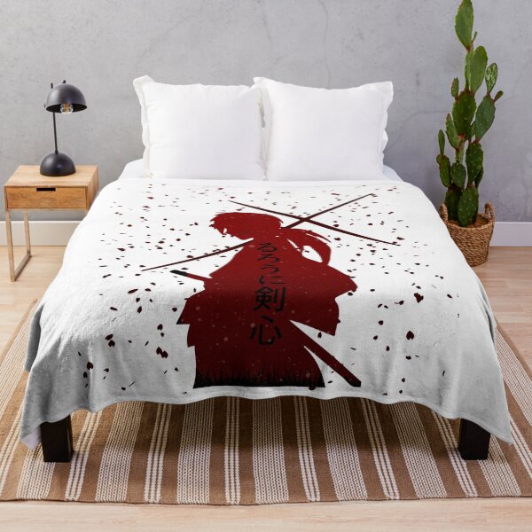 Item preview, Light Blue Japanese Rurouni Kenshin Samurai X Anime Battousai designed and sold by Derosajoehalpin.