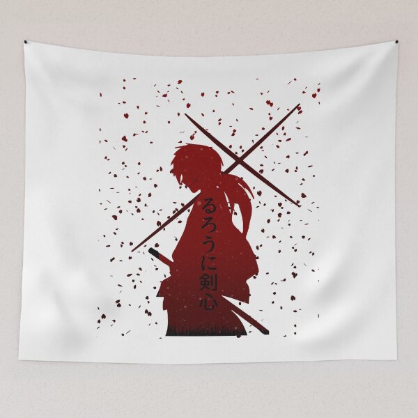 Item preview, Light Blue Japanese Rurouni Kenshin Samurai X Anime Battousai designed and sold by Derosajoehalpin.