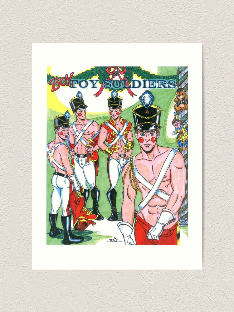 Alternate view of Boy Toy Soldiers Art Print