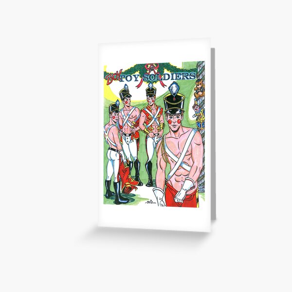 Boy Toy Soldiers Greeting Card