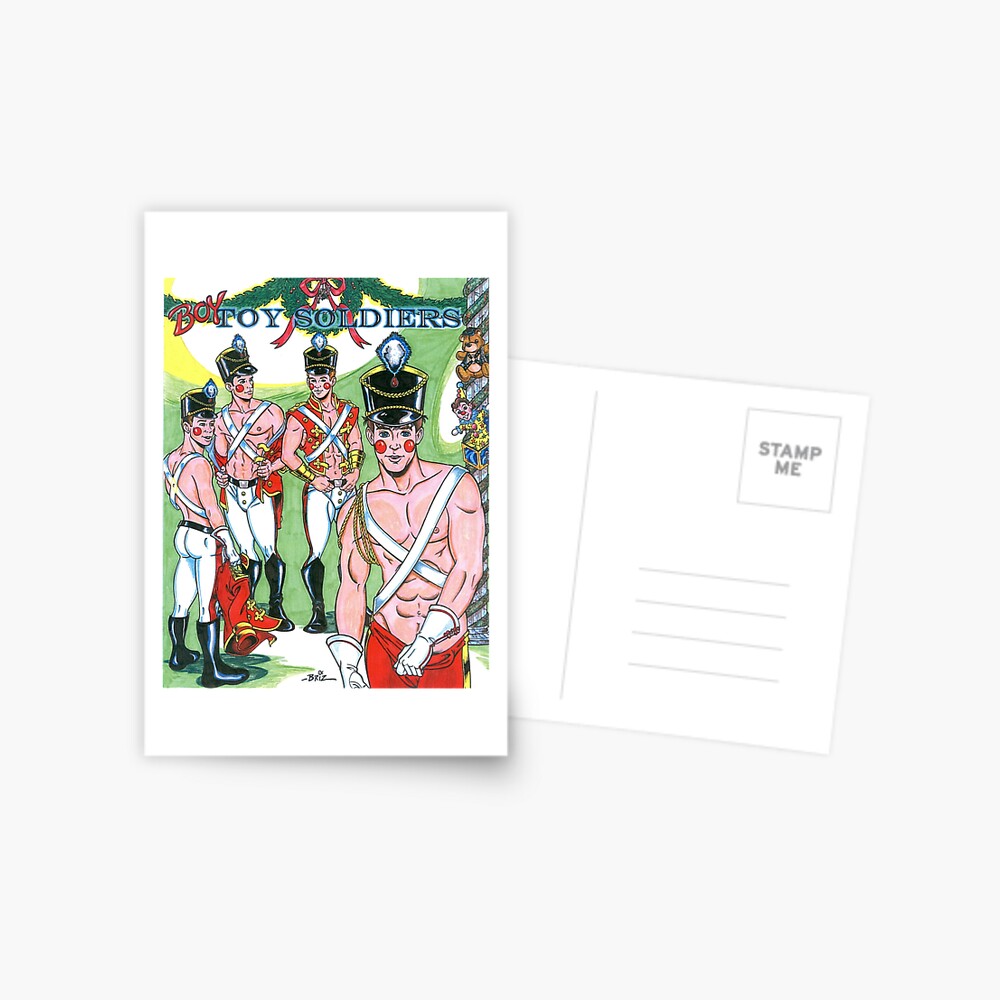 Boy Toy Soldiers Postcard