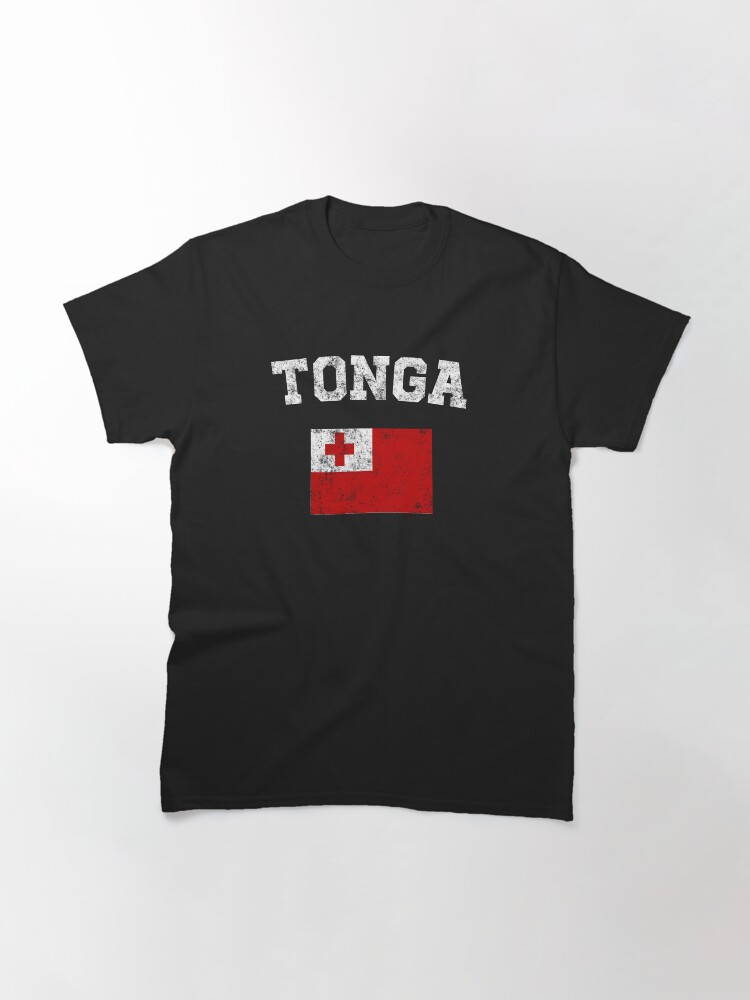 "Tongan Flag Shirt Vintage Tonga TShirt" Tshirt by ozziwar Redbubble