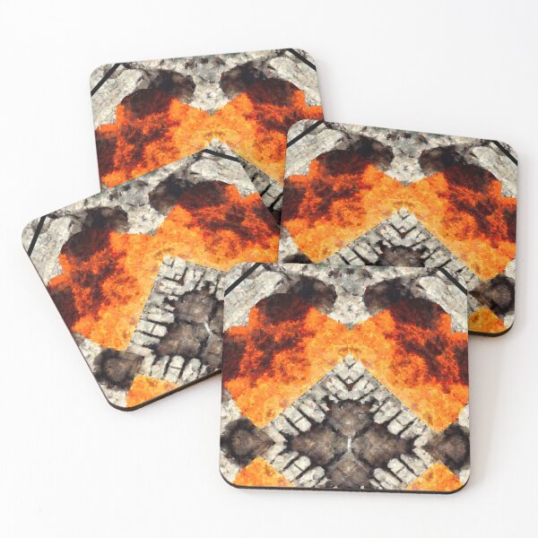 Item preview, FUNNY ABSTRACT HALLOWEEN ZOMBIE SKULL FIRE IN GRAVEYARD PAINTING. designed and sold by Ralek.