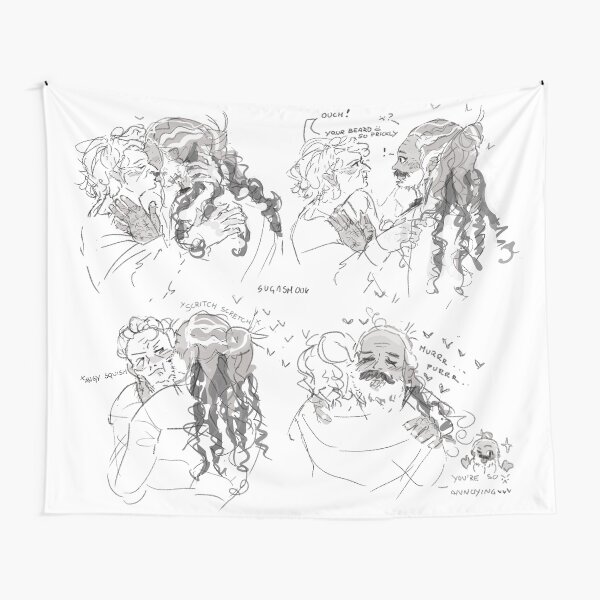 Kissy, kissy, sich verlieben Wandbehang
