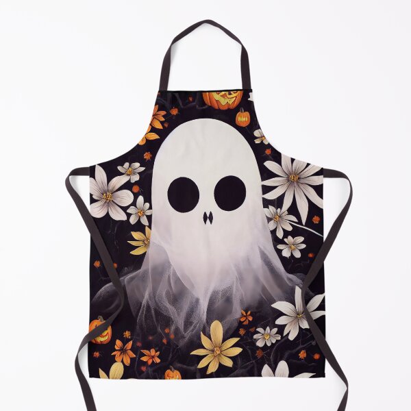 Item preview, Halloween ghost floral design - AI generated art designed and sold by AI1artist.