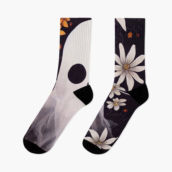 Item preview, Halloween ghost floral design - AI generated art designed and sold by AI1artist.