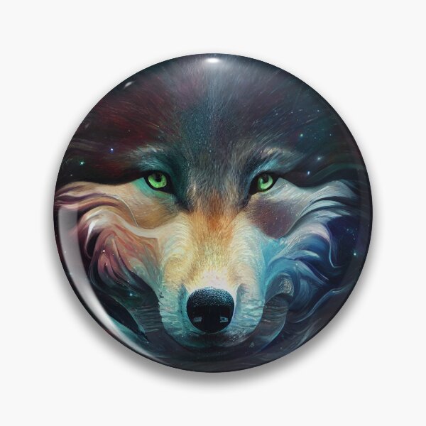 Artikelvorschau, Kosmischer Wolf - Midjourney entworfen und verkauft von AI1artist.
