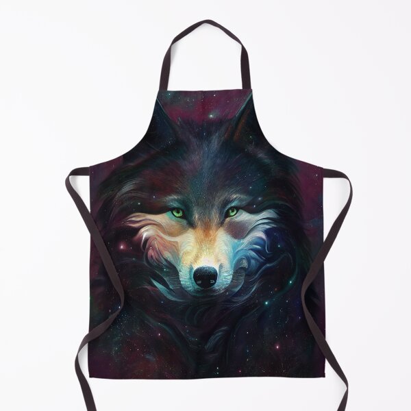 Artikelvorschau, Kosmischer Wolf - Midjourney entworfen und verkauft von AI1artist.