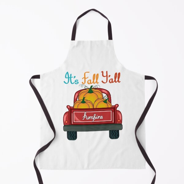 Item preview, It's Fall Y'all Pumpkins Truck Red designed and sold by Isma Saleem.