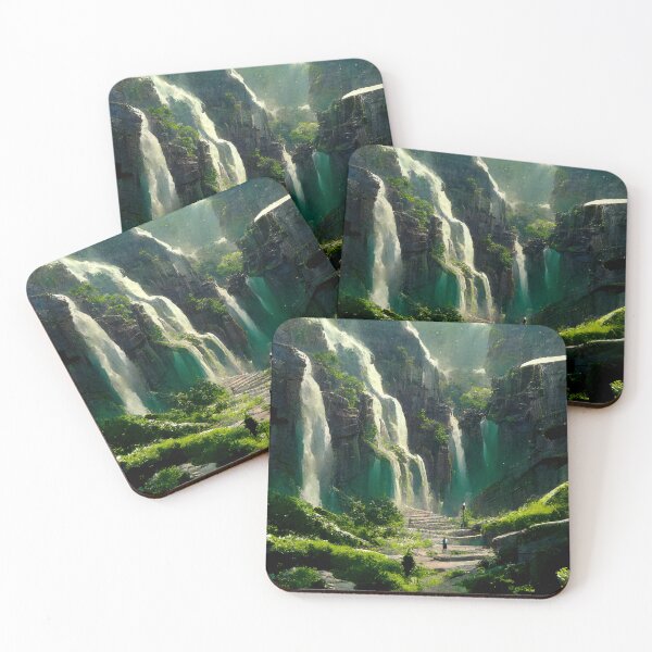 Item preview, The Path of Waterfalls designed and sold by AtlundianRusty.