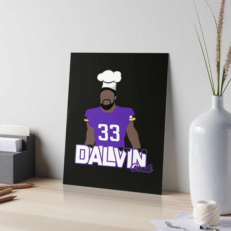 Dalvin Cook #33 Moves The Ball Art Board Print for Sale by