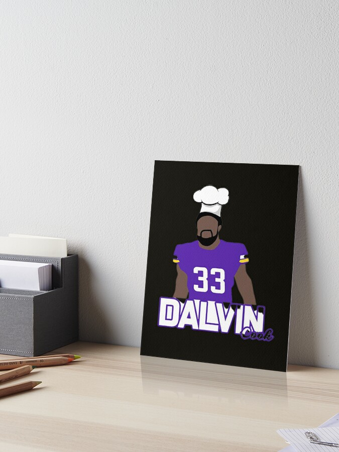 Dalvin Cook #33 Moves The Ball Art Board Print for Sale by