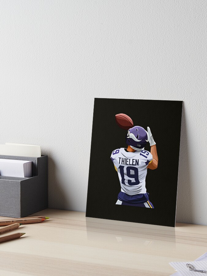 Adam Thielen MINNESOTA VIKINGS PIXEL ART 11 Art Print