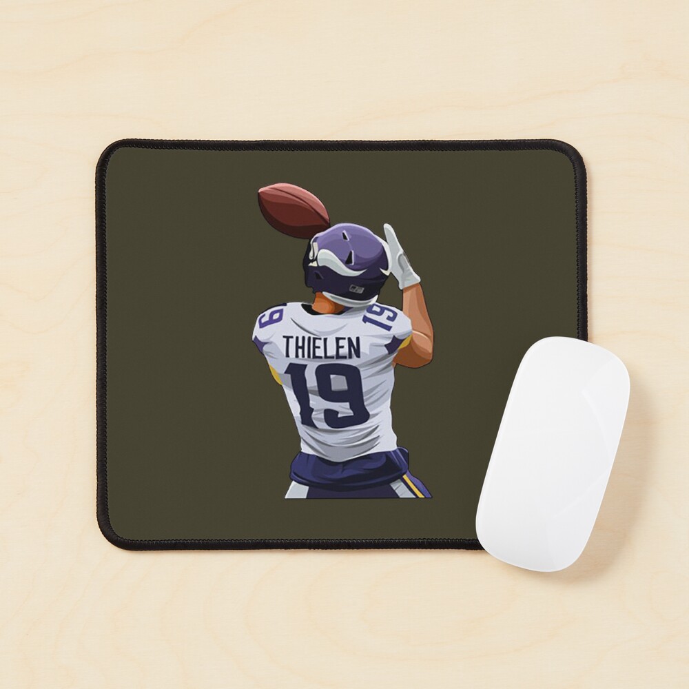 Adam Thielen MINNESOTA VIKINGS WATER COLOR PIXEL ART 4 Tapestry by