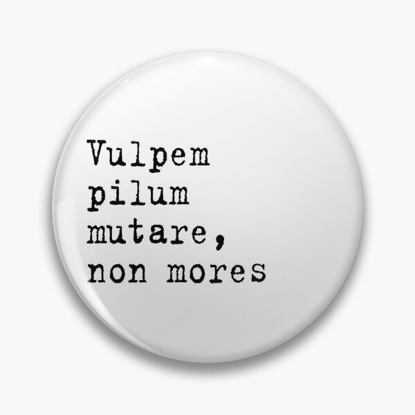 Item preview, Vulpem pilum mutare, non mores designed and sold by KikkaT.