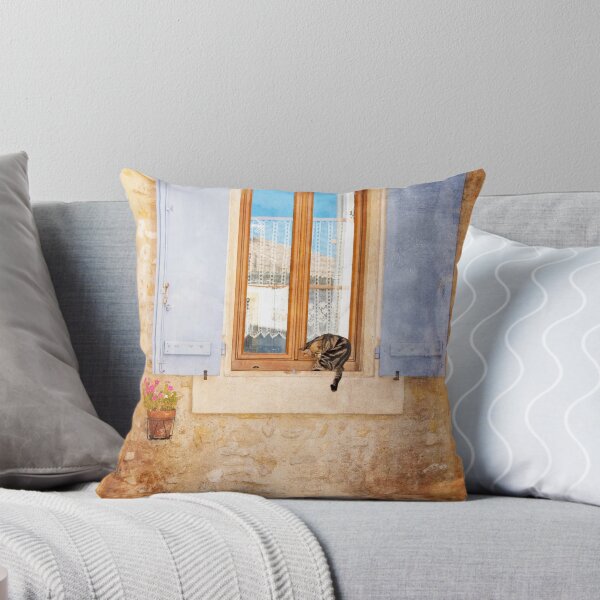 Item preview, Cat by the window designed and sold by Jacinthe Brault.