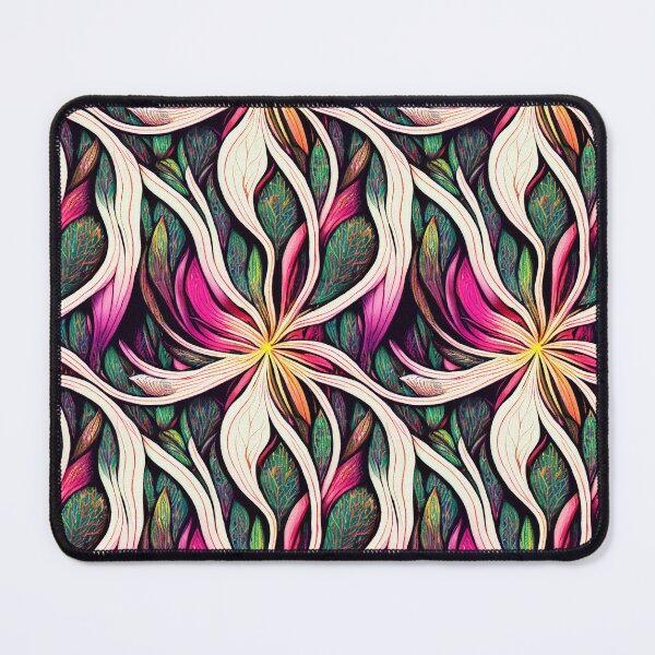 Item preview, floral waves pattern designed and sold by Mike Kiev art.