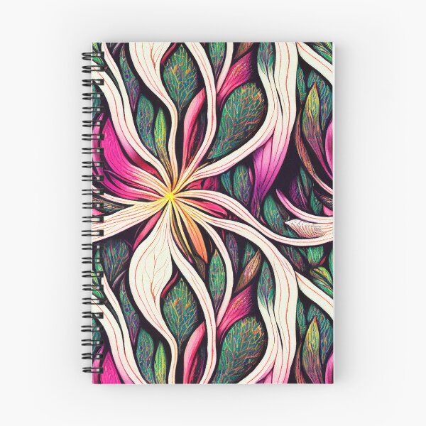 Item preview, floral waves pattern designed and sold by Mike Kiev art.