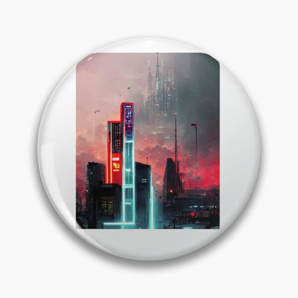Item preview, Futurista-Neon-City-Concept-Art designed and sold by IanRiley1.