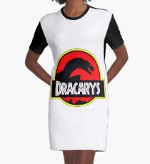 Dracarys targaryen Graphic T-Shirt Dress
