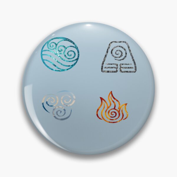 Item preview, Avatar the Last Airbender Element Symbols designed and sold by BreannaKi.