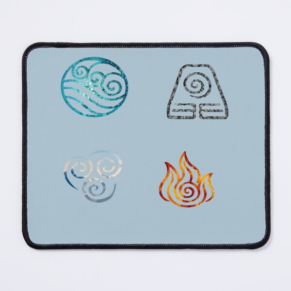 Item preview, Avatar the Last Airbender Element Symbols designed and sold by BreannaKi.