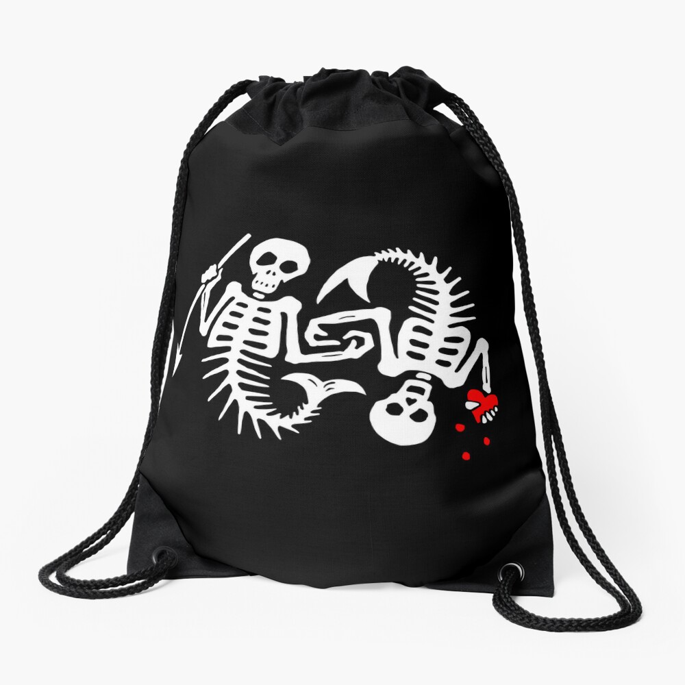 OMFD s2 Skeleton Mermaids Logo Drawstring Bag