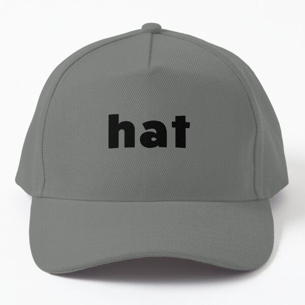 Item preview, a hat that says 'hat' designed and sold by Neon-astronaut1.