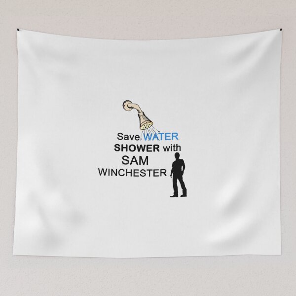 Item preview, Shower With Sam Winchester designed and sold by GiantSquid1.