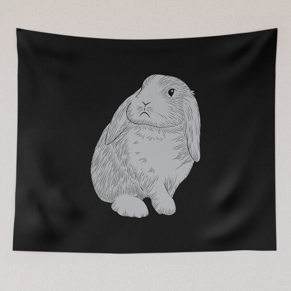 Item preview, Rabbit Animal Bunny Lover Pet Owner Lop Eared Rabbit Sketch designed and sold by DoSt-997.