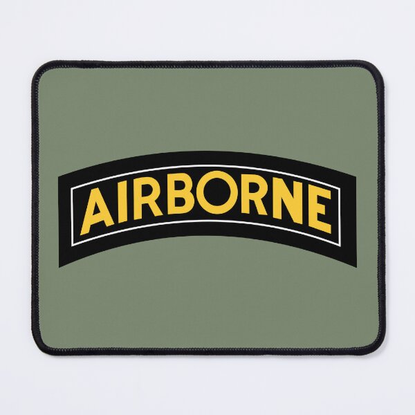 Item preview, Airborne Tab (gold on black) - United States Army designed and sold by wordwidesymbols.