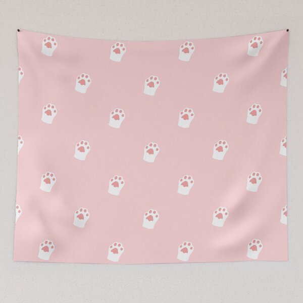 Item preview, Small cat paw pattern 1 (Small & Diagonal version) designed and sold by LemonCreamyyyy.