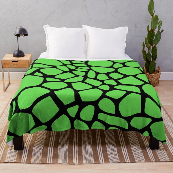 Item preview, Giraffe Pattern (Green On Black) designed and sold by jezkemp.