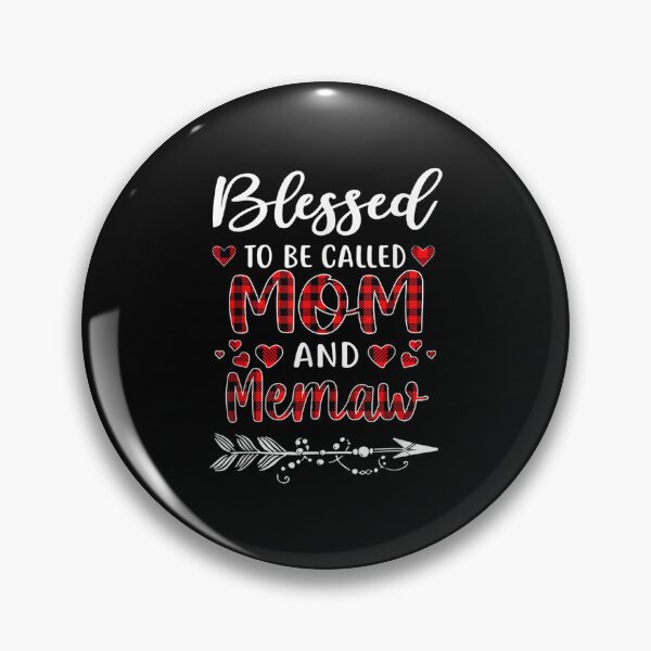 Item preview, Blessed To Be Called Mom And Memaw Red Plaid Christmas designed and sold by Staroverovsemyo.