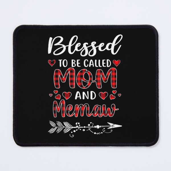 Item preview, Blessed To Be Called Mom And Memaw Red Plaid Christmas designed and sold by Staroverovsemyo.