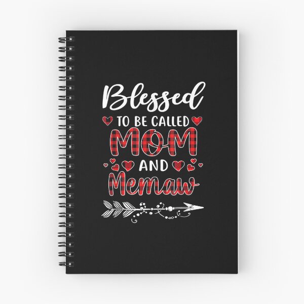Item preview, Blessed To Be Called Mom And Memaw Red Plaid Christmas designed and sold by Staroverovsemyo.