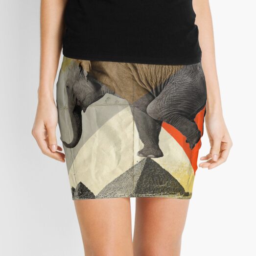 Balance of the Pyramids Mini Skirt