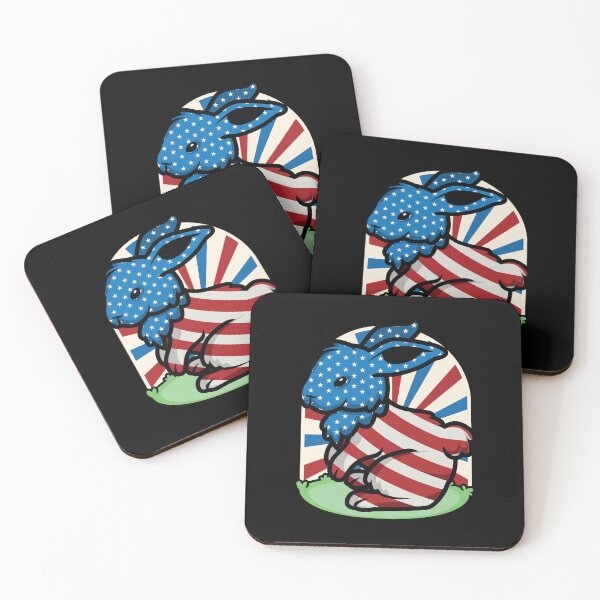 Item preview, Rabbit Animal Bunny Lover Pet Owner American Flag USA Lover designed and sold by DoSt-997.