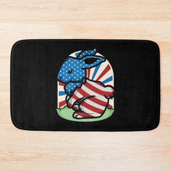 Item preview, Rabbit Animal Bunny Lover Pet Owner American Flag USA Lover designed and sold by DoSt-997.