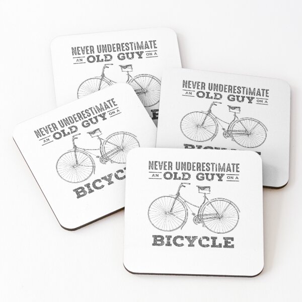 Item preview, Bicycle Cycling Cyclist Biker Funny Old Guy Vintage Bike designed and sold by DoSt-997.