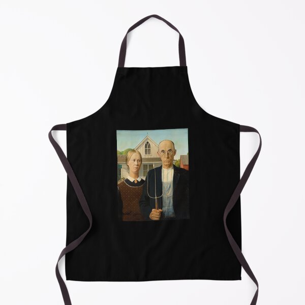 Item preview, American Gothic Painting by Grant Wood (1930) designed and sold by Enlighted.