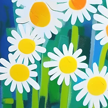 Artwork thumbnail, Beautiful Daisies by RockingPandS
