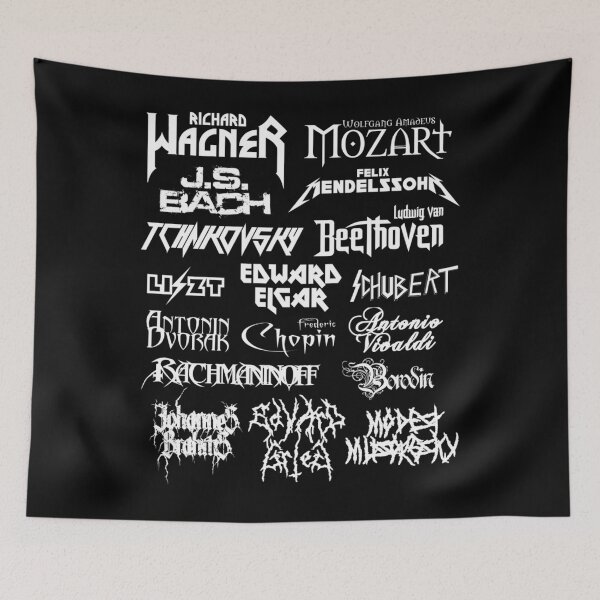 Item preview, Heavy Metal-style Classical Composers designed and sold by carolstump.