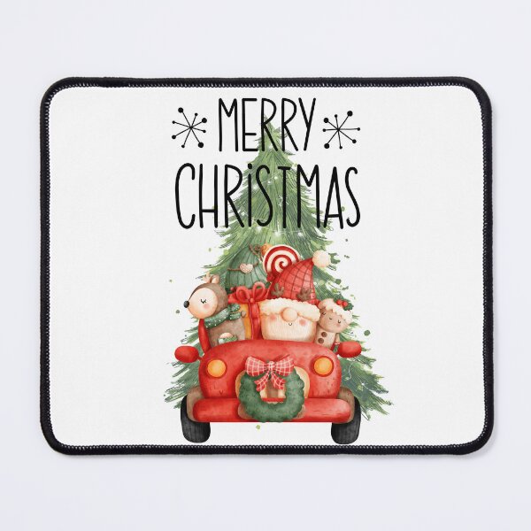Item preview, Cute Christmas Characters in Little Red Truck designed and sold by MegzVTonder.