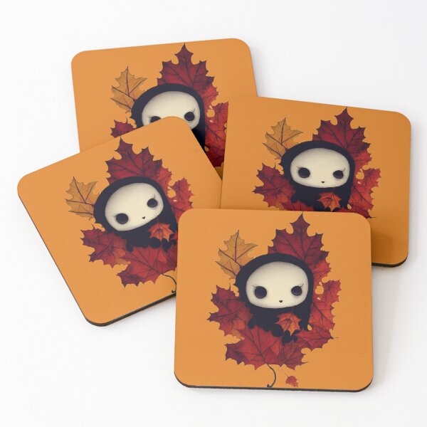 Item preview, Cute Autumn Ghost designed and sold by Hiraeth Atelier.